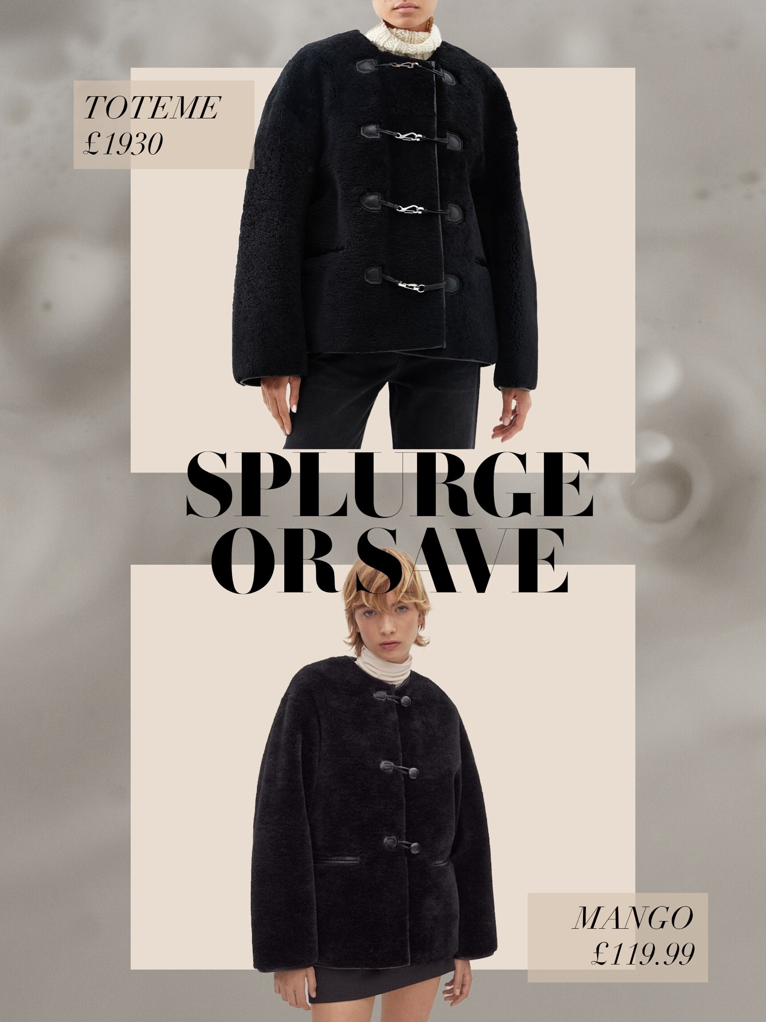 The dreamy Toteme teddy coat is a winter must-have, and the Mango version is a really good high street version 🖤
Toteme Teddy shearling clasp-fastening jacket | Mango faux shearling jacket | winter outfit ideas | January outfits | Winter walking outfit 

#LTKeurope #LTKstyletip #LTKSeasonal