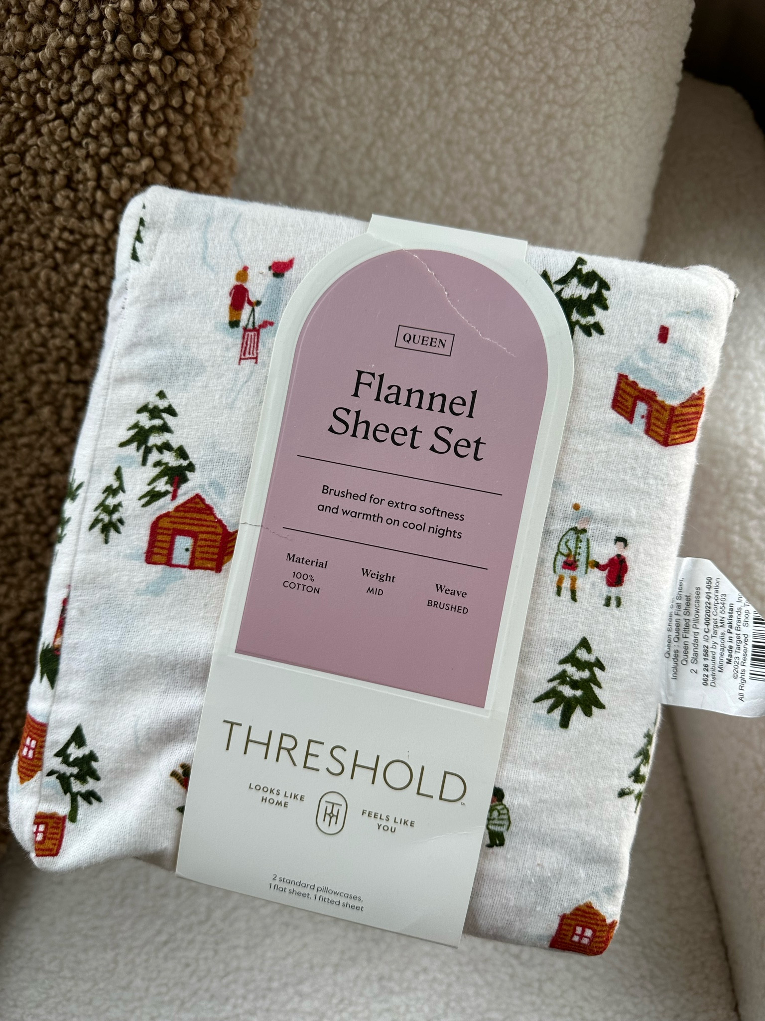 Flannel sheets best sale queen target