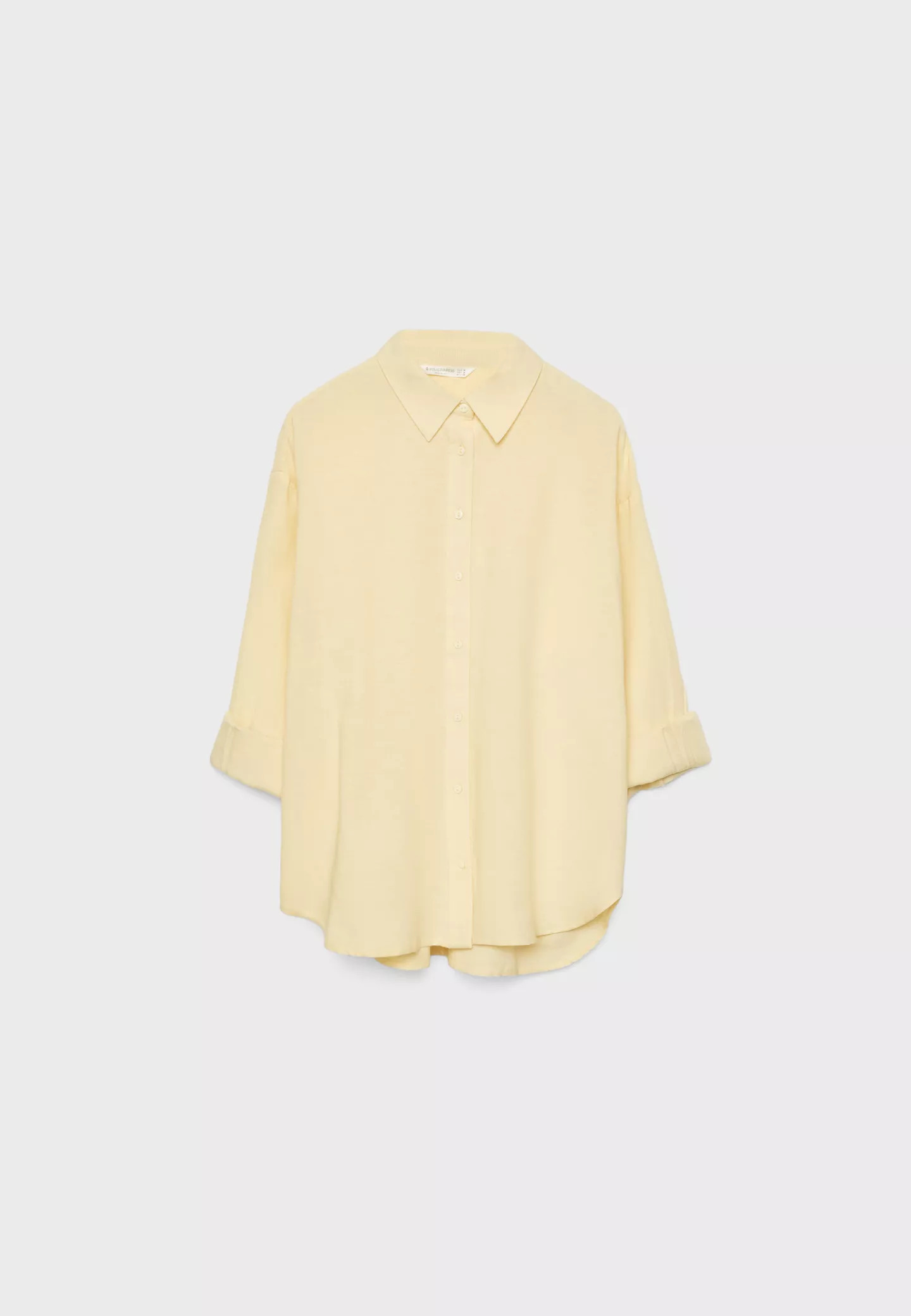 Linen blend shirt | Stradivarius (UK)