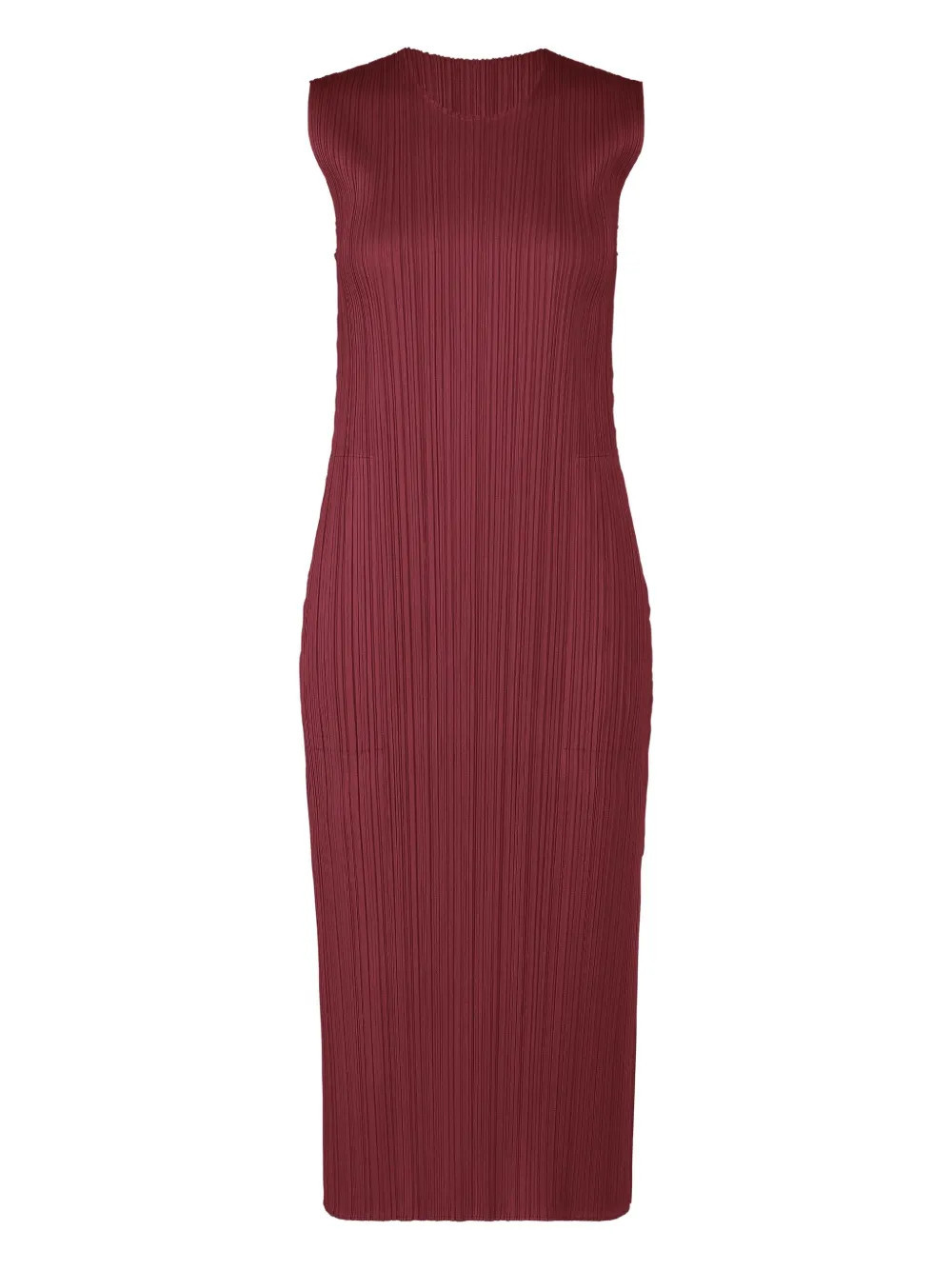 Pleats Please Issey Miyake pleated dress - Red | Farfetch Global