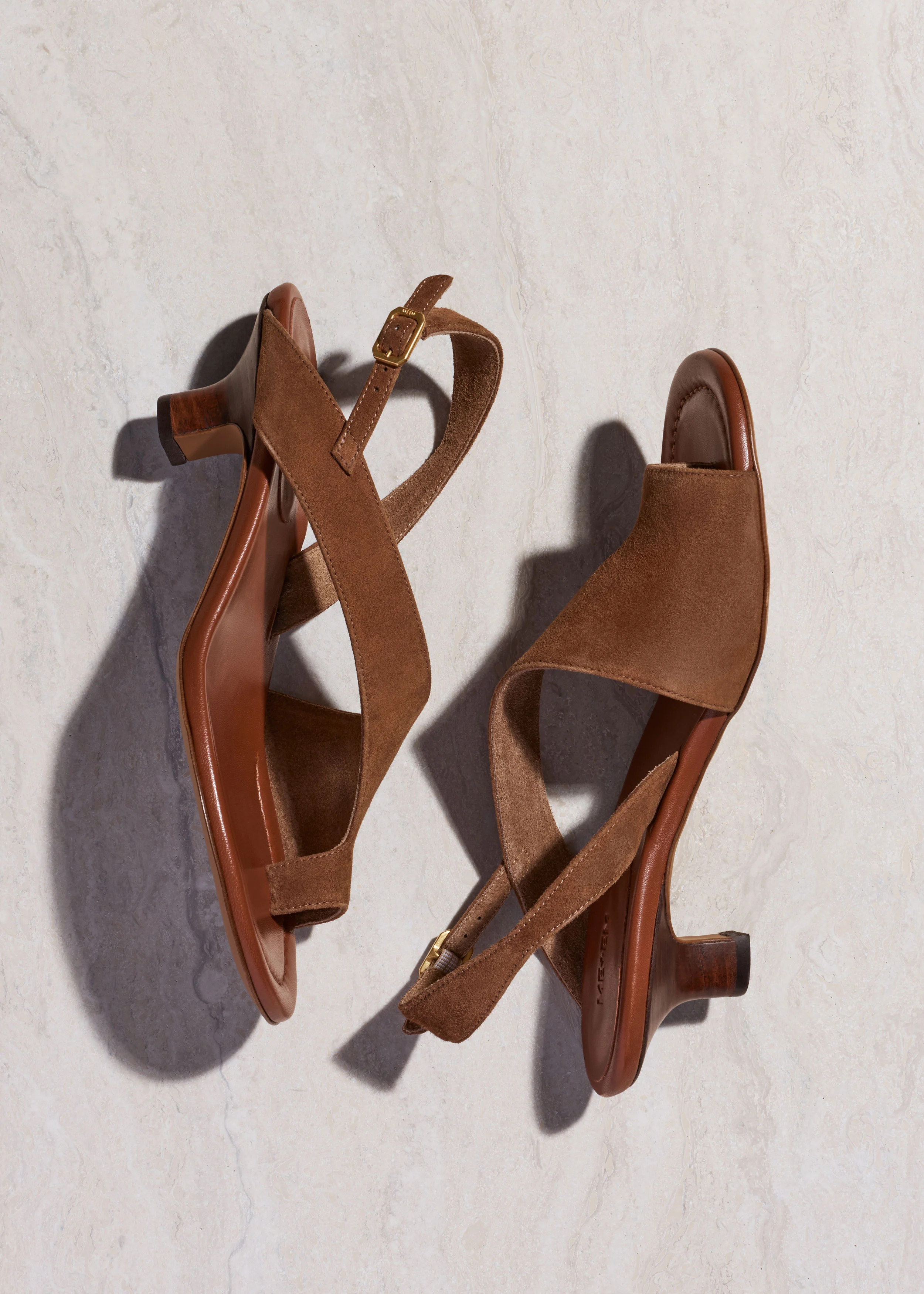 Asymmetric Heel Italian Suede | ME+EM US