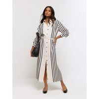 Midi Shirt Dress - Cream | Very (UK)