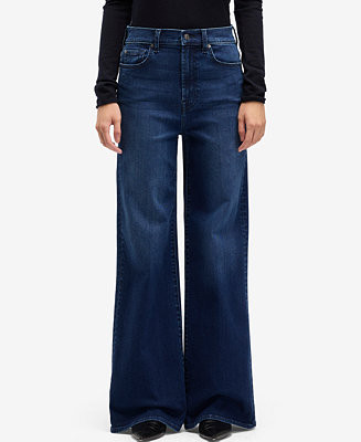 Women's Ultra High-Rise Wide Leg Jeans | Macy's