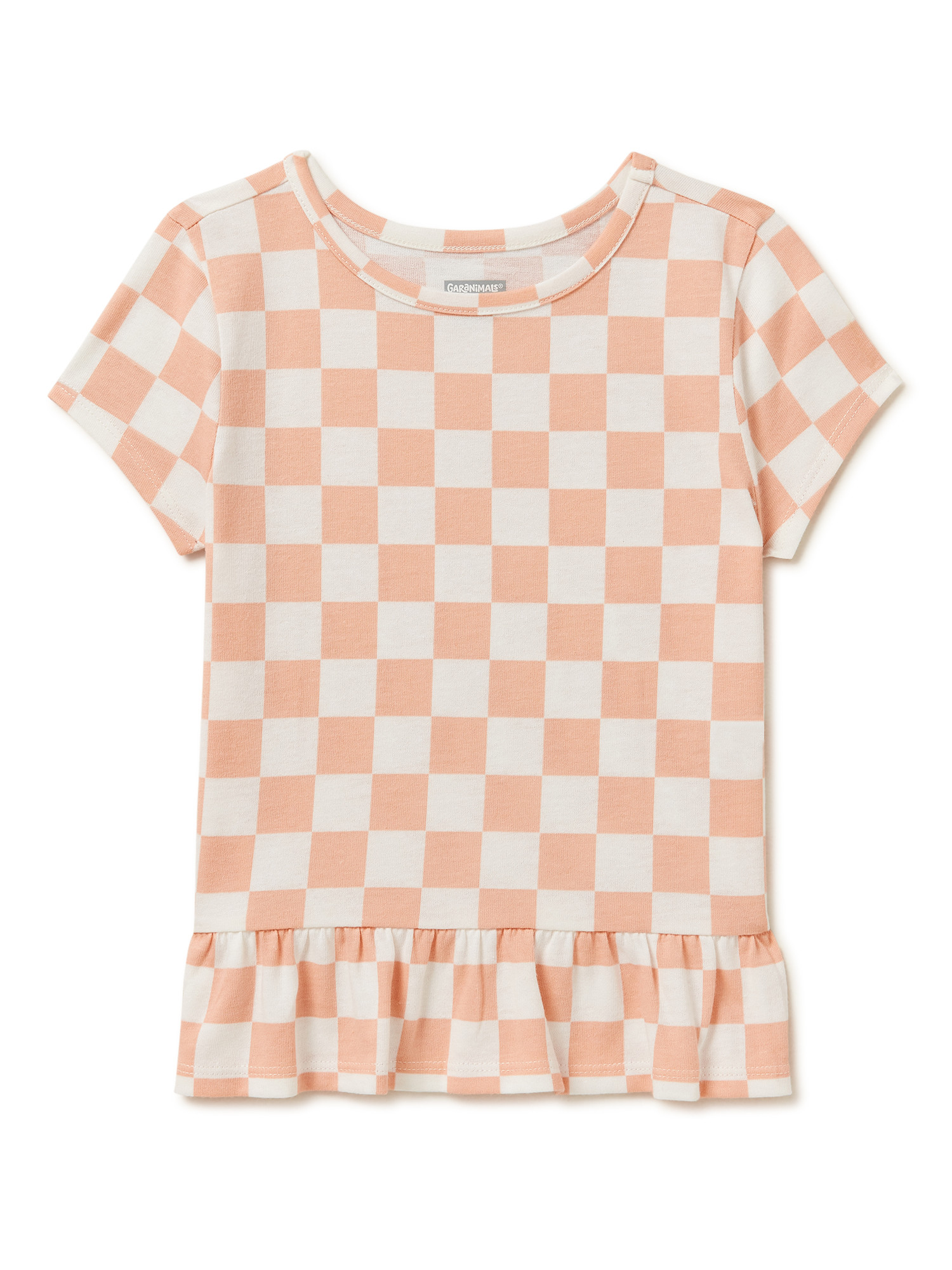 Garanimals Toddler Girls Short Sleeve Peplum Tee, Sizes 12 Months-5T - Walmart.com | Walmart (US)