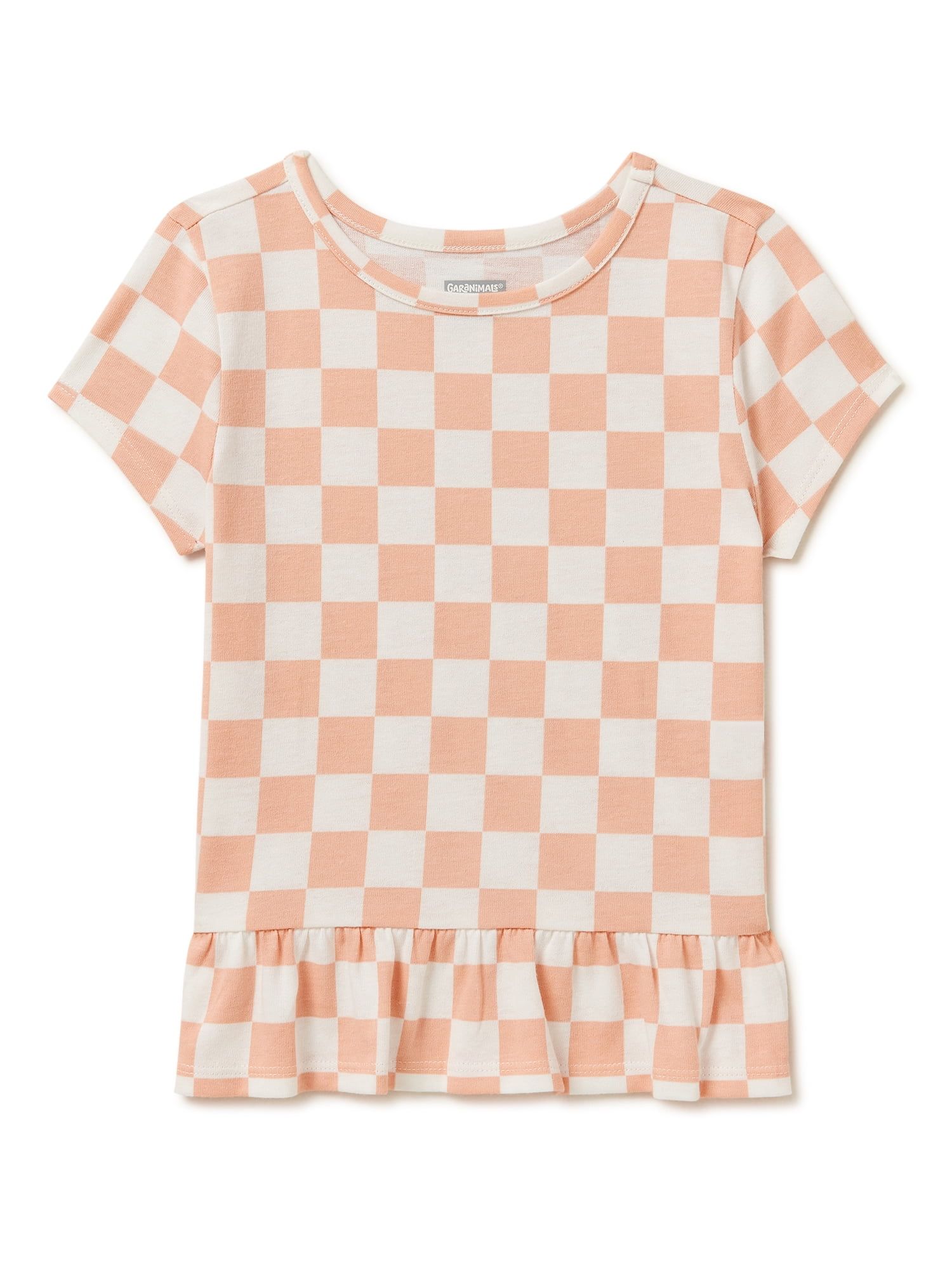 Garanimals Toddler Girls Short Sleeve Peplum Tee, Sizes 12 Months-5T - Walmart.com | Walmart (US)