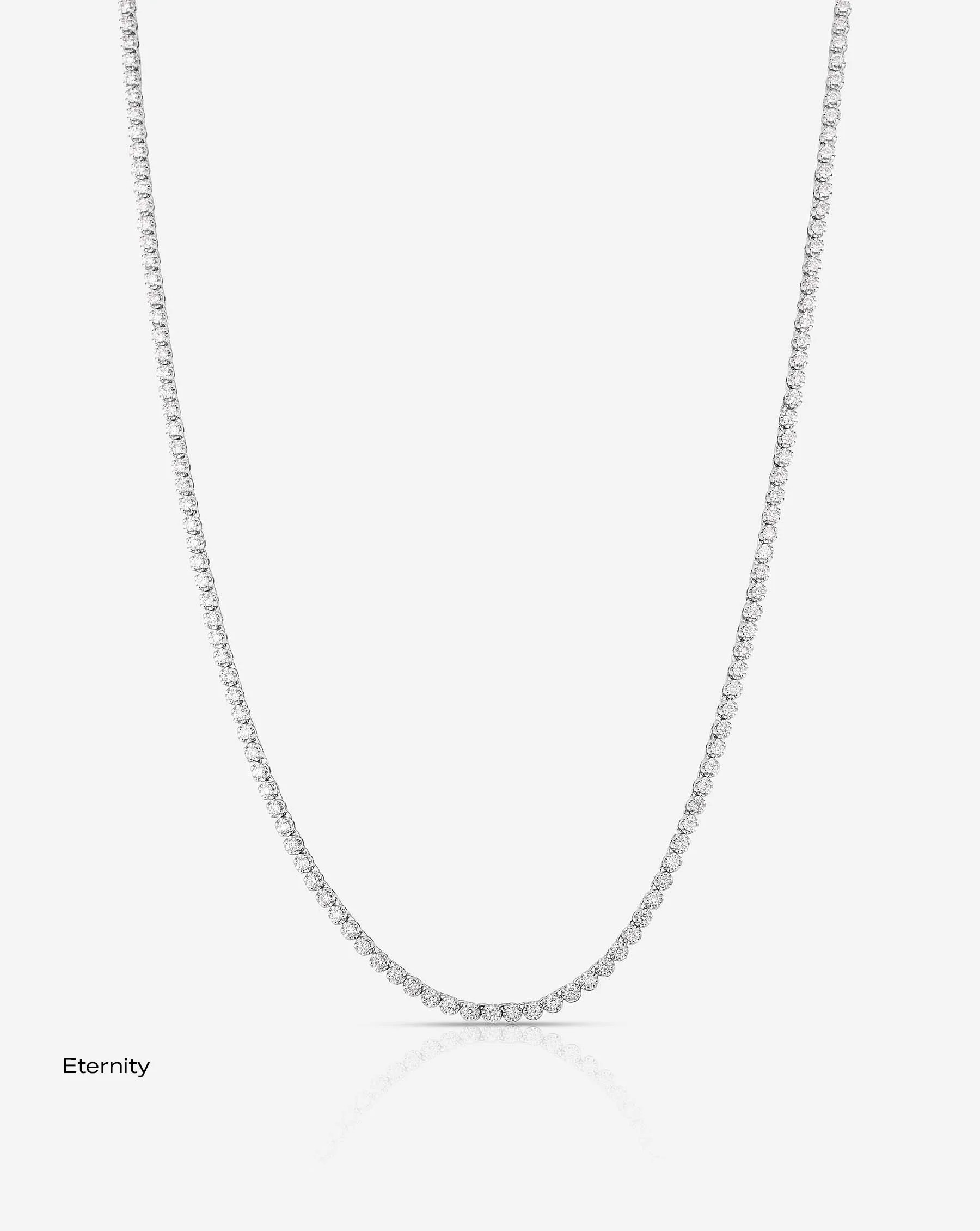 Mini Diamond Tennis Necklace | Ring Concierge