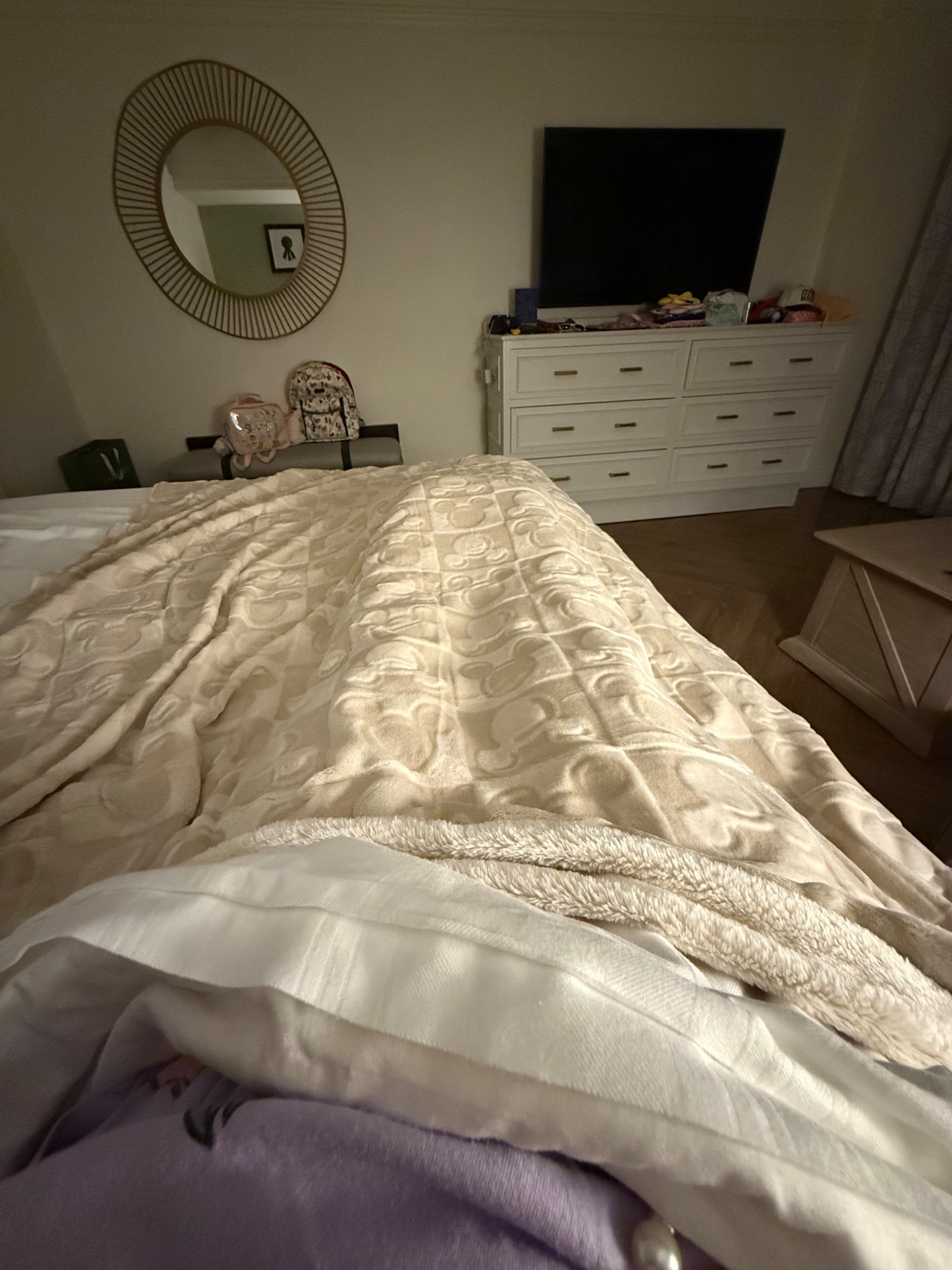 Obsessed with this new throw! Perfect for a Disney hotel bed for a little extra coziness 🖤

#LTKTravel #LTKHome #LTKFindsUnder100