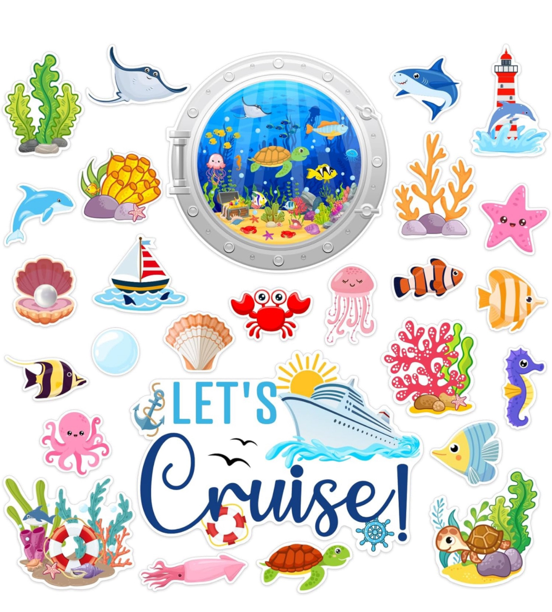 Cruise magnetics for your door! Such a fun idea for kids to make their room feel more fun 

#LTKTravel #LTKKids #LTKSwim