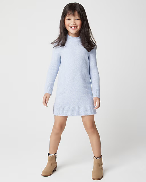 Girls' sweater-dress in extra-soft yarn | J.Crew Factory