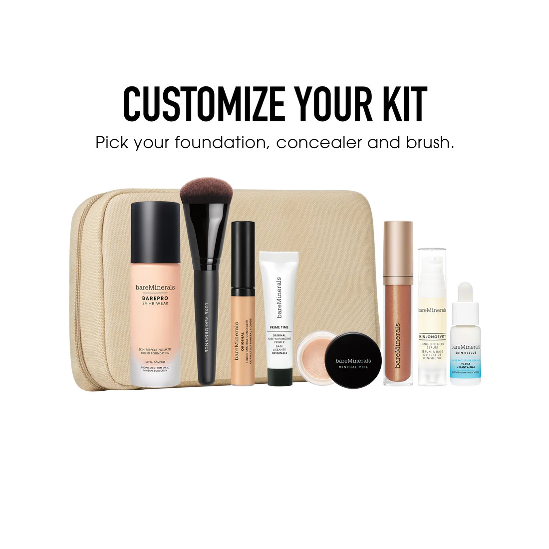 Your Time To Shine Customizable Makeup & Skincare Set | bareMinerals (US)