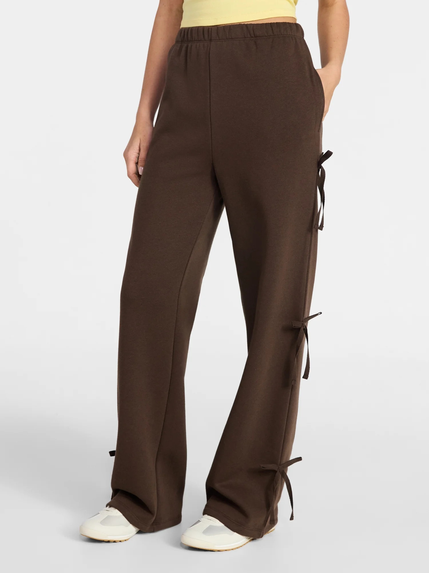 No Boundaries Ribbon Fleece Pants, 30.5'' Inseam, Women's XXS-XXL | Walmart (US)