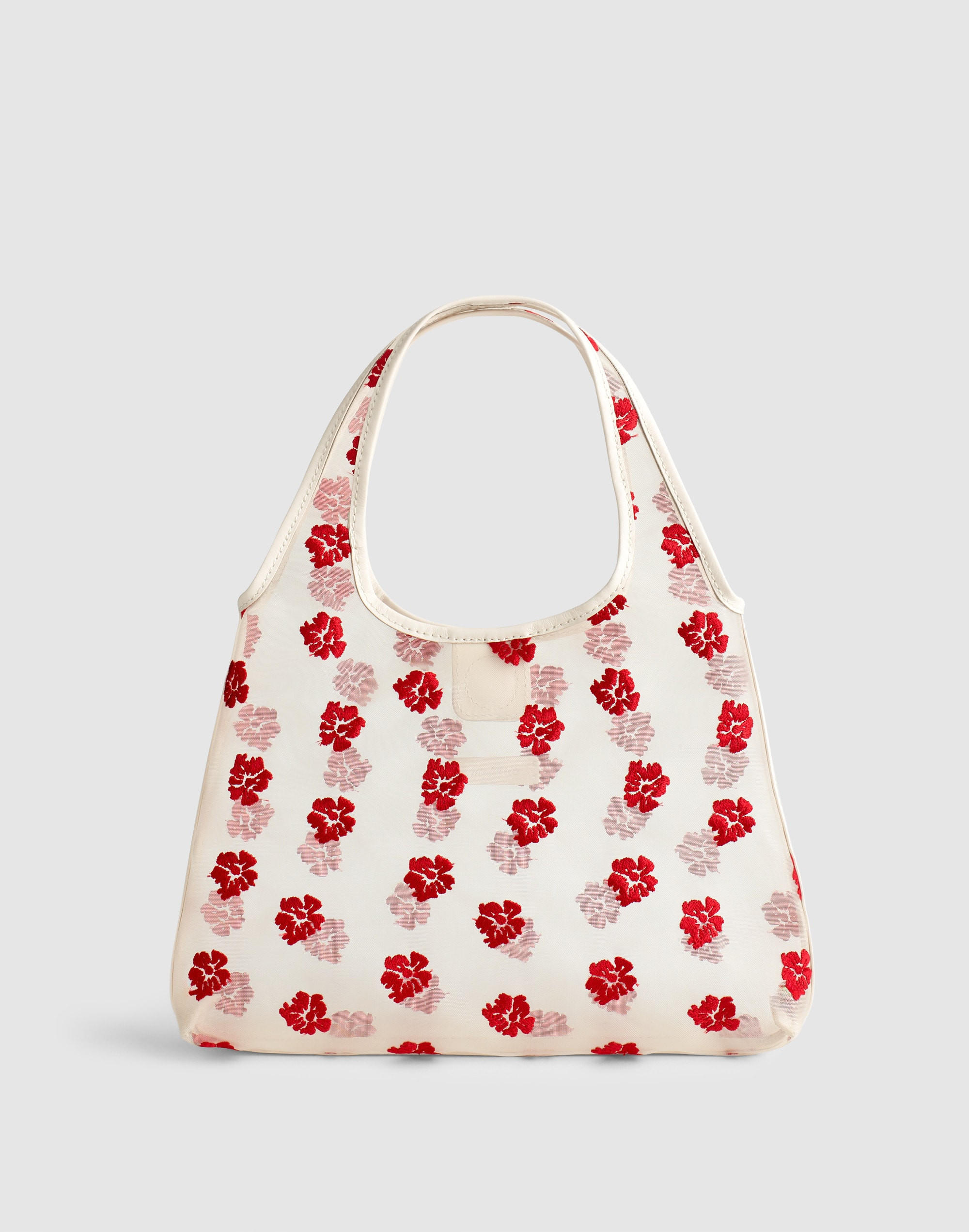 Floral-Embroidered Mini Shopper Bag | Madewell