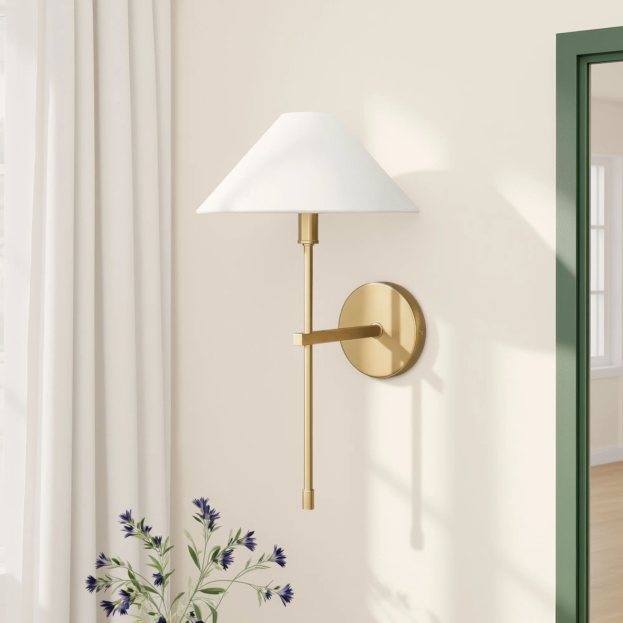 Delle Wallchiere in Warm Brass | Wayfair North America