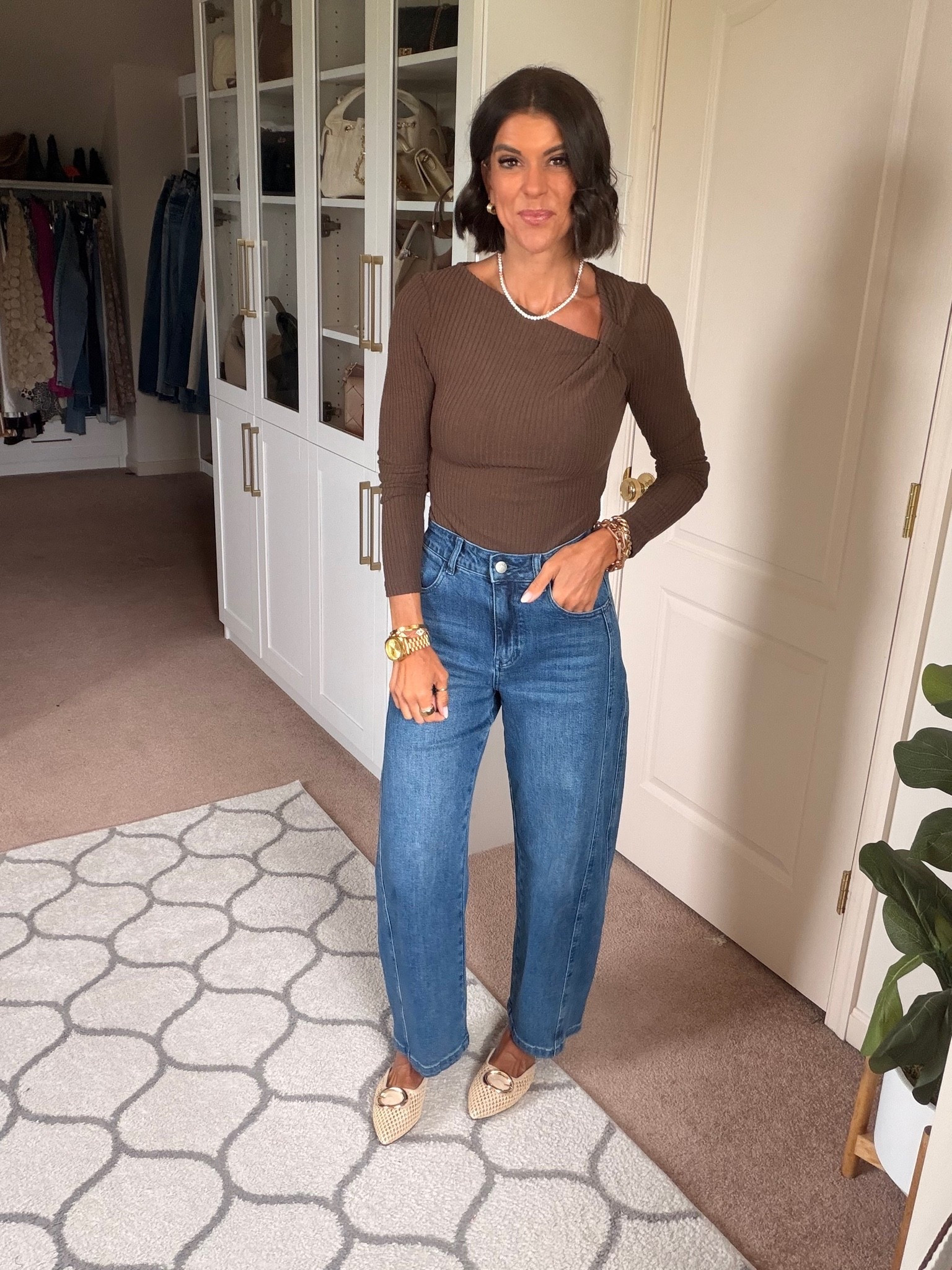 Size small in top, size 0 in jeans

#LTKdayinmylife #LTKgrwm #LTKmomlife