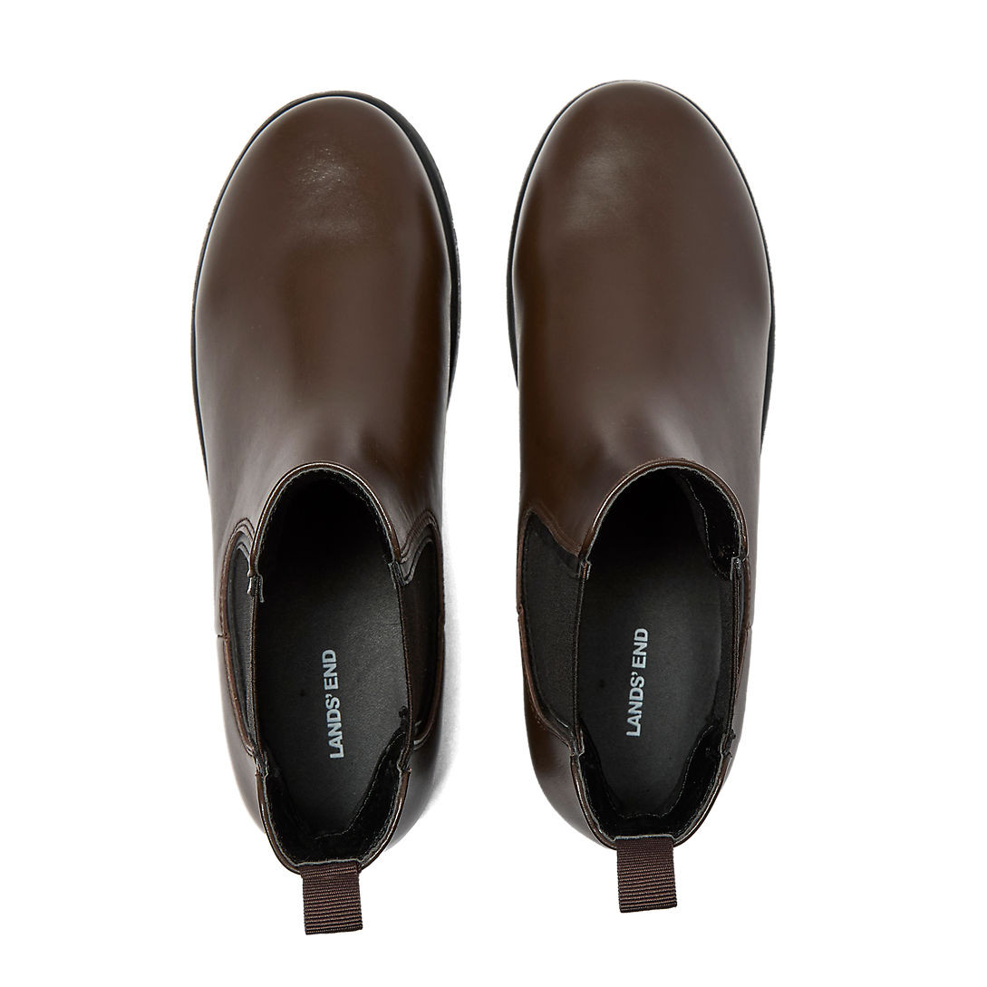 Women's Classic Leather Chelsea Boots | Lands' End (US)