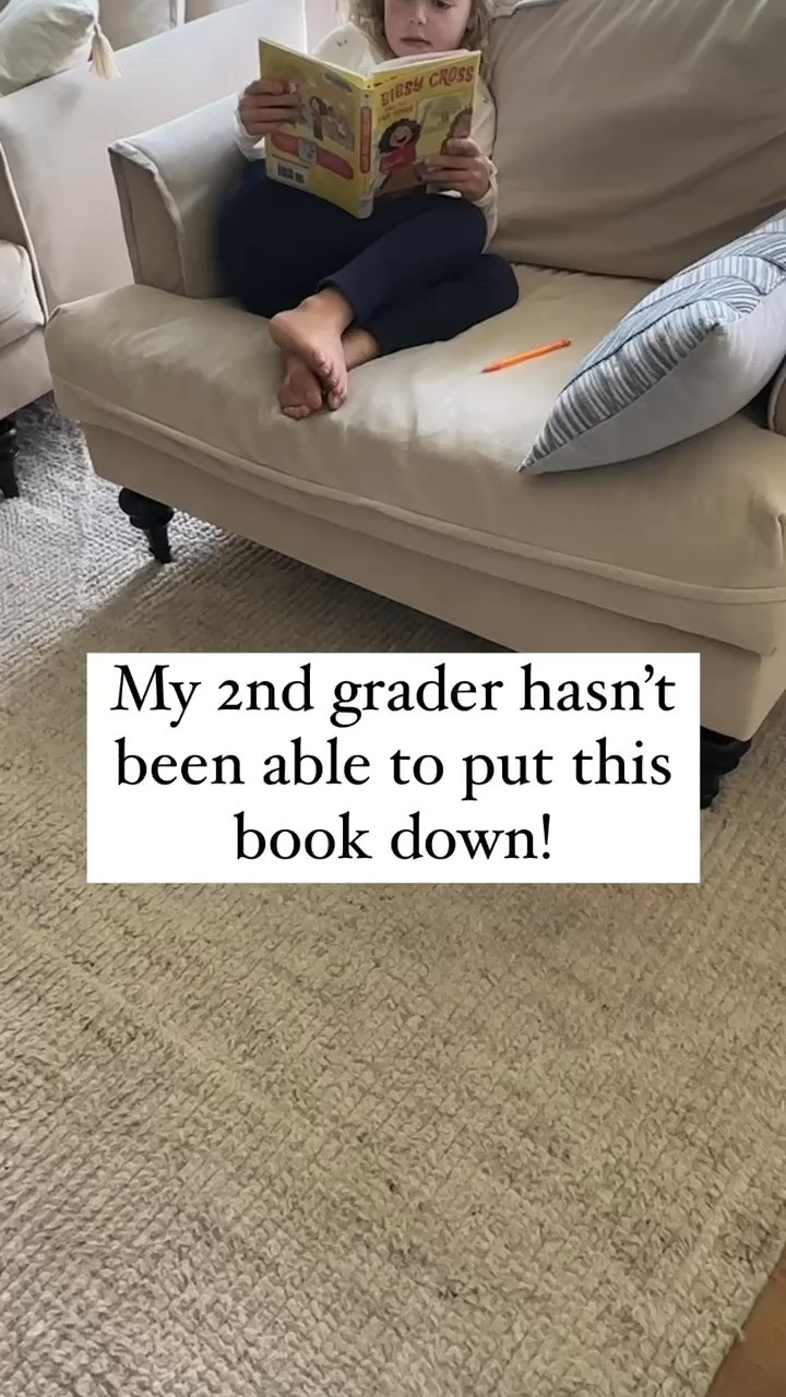 My second grader is loving this series! It's not too text heavy, just over 100 pages, and has lots of 3 color illustrations. 

 #LTKKids