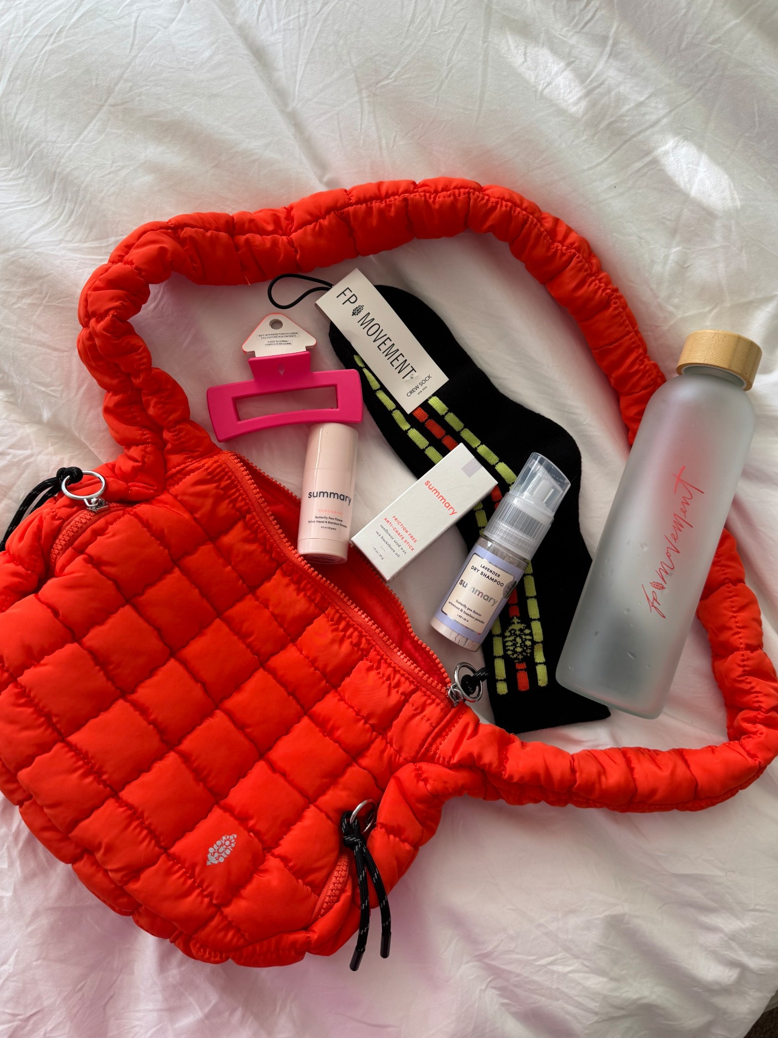 FP movement PR haul from the Barry’s event! So many fun goodies. This bag is my new personality for spring. 🧡 

#LTKActive #LTKfitnessgoals #LTKselfcare