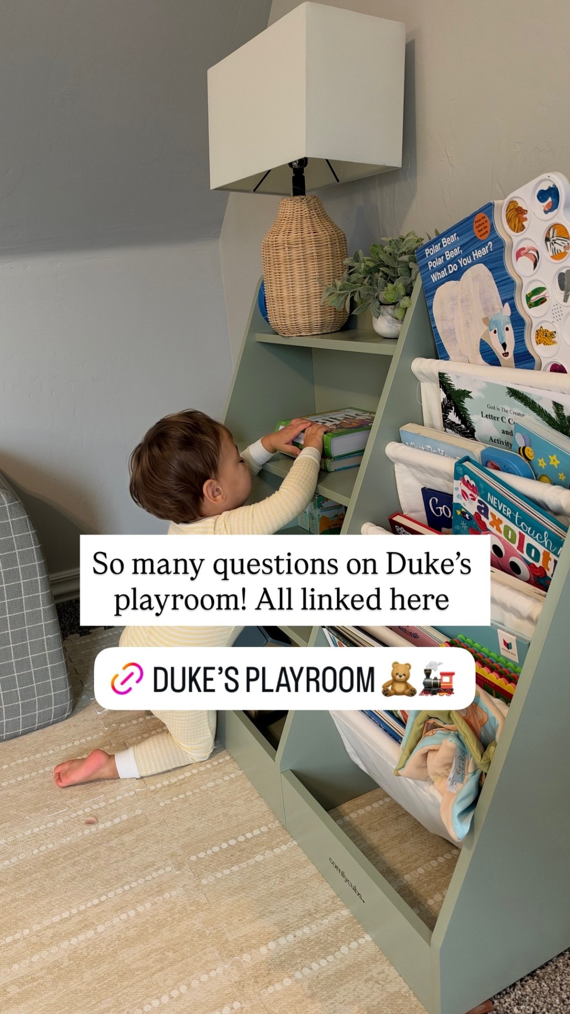 So many questions on Duke’s playroom! All linked here

#LTKKids #LTKHome #LTKmomlife