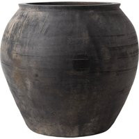 Large Vintage Black Clay Pot, Vintage Antique Extra Pot | Etsy (US)