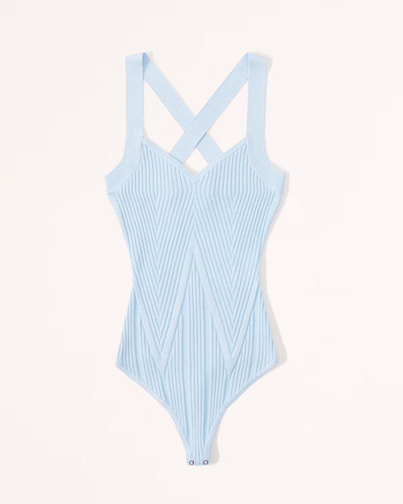 Sweetheart Cross-Back Bodysuit | Abercrombie & Fitch (US)
