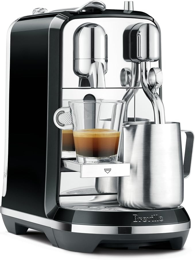 Breville Nespresso Creatista Single Serve Espresso Machine with Milk Auto Steam Wand, Black | Amazon (US)
