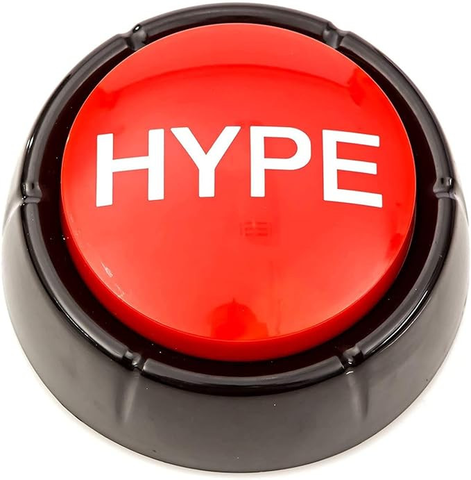 Hype Button | Hip Hop Air Horn Sound Effect Button (Batteries Included) Stocking Stuffer Back to ... | Amazon (US)