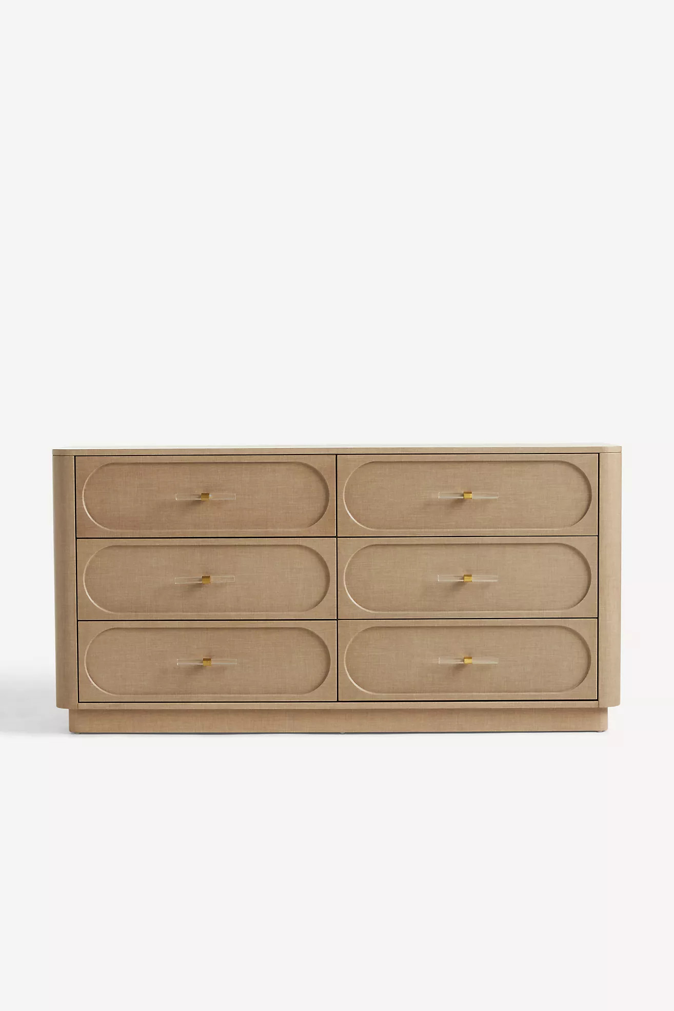 Evers Linen Six-Drawer Dresser | Anthropologie (US)