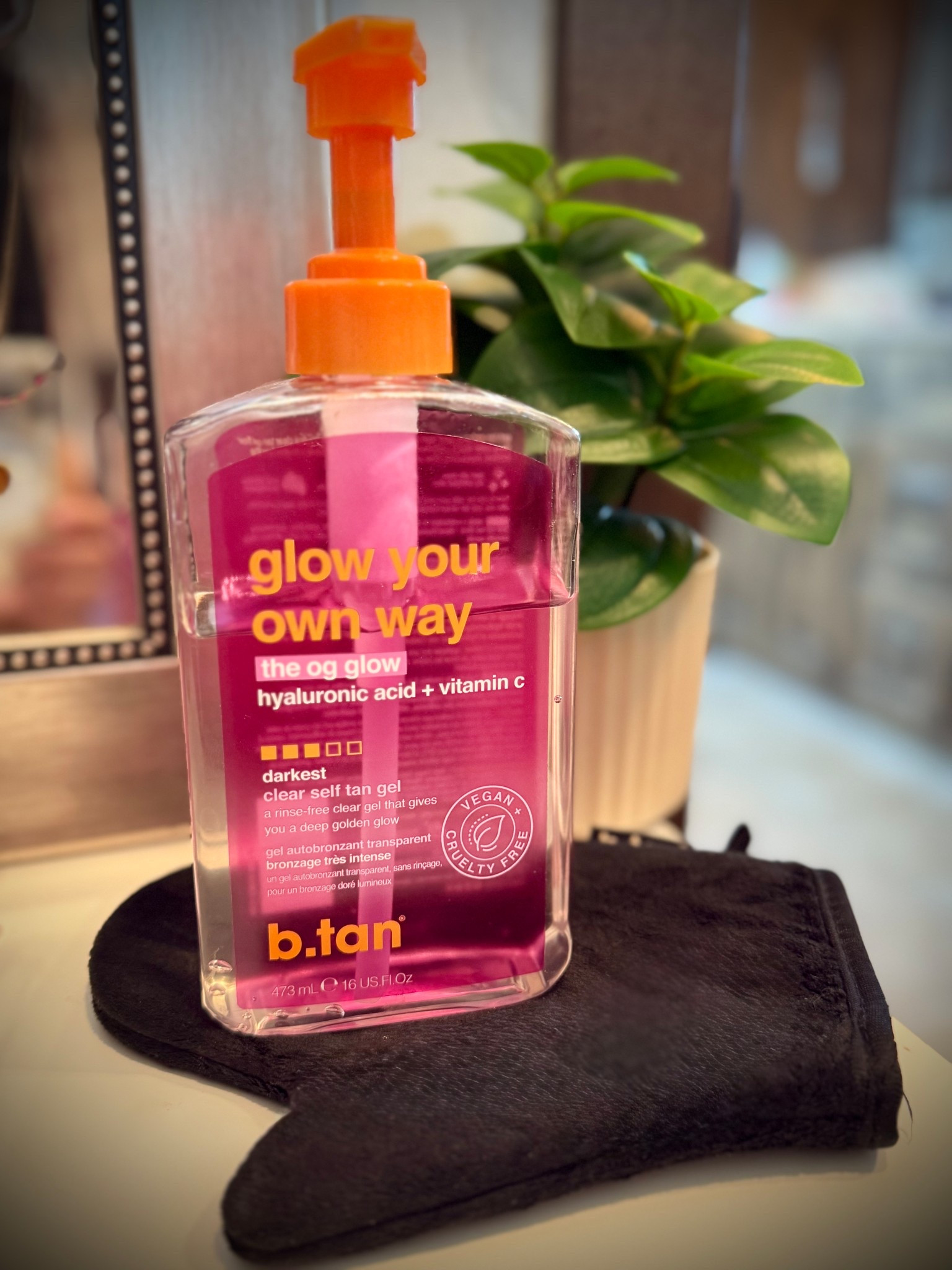 I’ve always felt a little better with a little bit of color on my skin. Maybe it just reminds me of the summer days that make everyone around here so happy.  I have used the b.tan line for years now but with trying to be more conscious about what I put on my skin, I have branched out to other products. I have landed on this clear self tan gel, still with b.tan, which I have used a few times now and really like it. It gives a nice natural glow and dries pretty quickly. It does have a self tanner smell to it but for the price and outcome, I am ok with that part. Also highly recommend a mitt while using any self tanner  

#LTKBeauty #LTKFindsUnder50