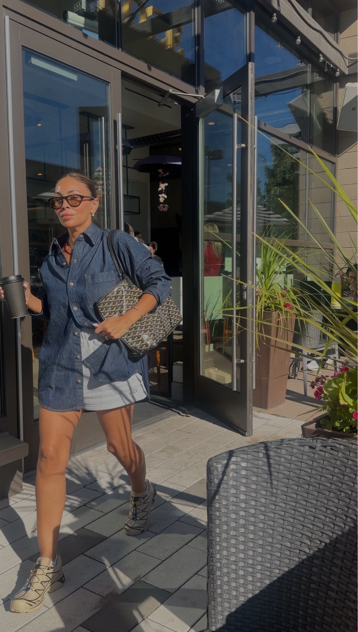 wearing xxs top in the color (no stress dark blue) xs bottom, sneakers ttts 

Transitional fall outfit
Fall outfit 
Ootd 
Fall ootd 
Mom style 
Elevated casual outfit 
Coffee shop outfit 
Easy outfit 
Everyday elevated outfit 
Aritzia outfit 
ALO

#LTKSeasonal #LTKOver40 #LTKPetite
