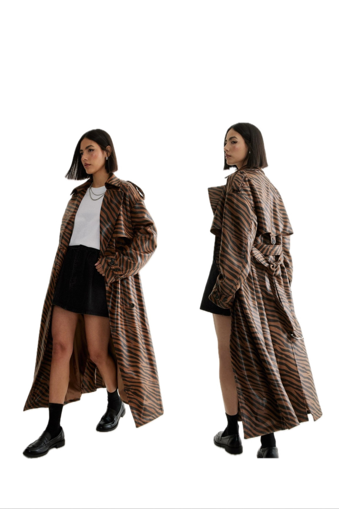 brown printed trench coat 🤎

#LTKFindsUnder50 #LTKFindsUnder100 #LTKStyleTip