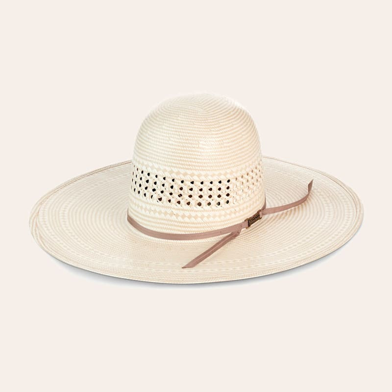 American Hat Two Tone Vent Open Crown Straw Cowboy Hat | Cavender's