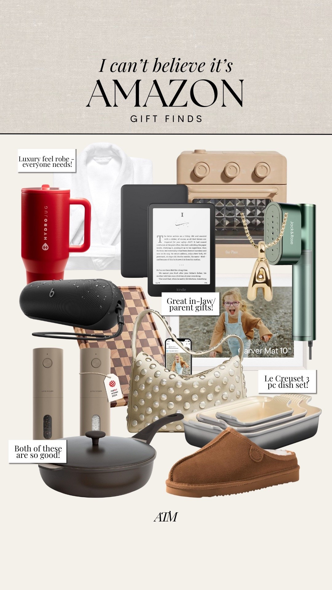 Amazon gift finds!!

amazon christmas gifts, gifts from amazon, best gifts from amazon, amazon favorites, amazon deals, amazon finds, amazon home, amazon fashion, gifts for her, gifts for him, gifts for parents, gifts for in-laws 

#LTKHoliday #LTKGiftGuide