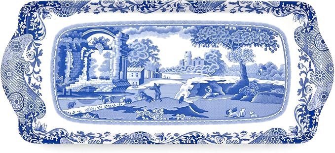 Blue And White Melamine Plate | Amazon (US)