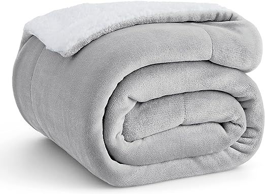 Bedsure Sherpa Fleece Throw Blanket Twin Size for Couch - Thick and Warm Blanket for Winter, Soft... | Amazon (US)