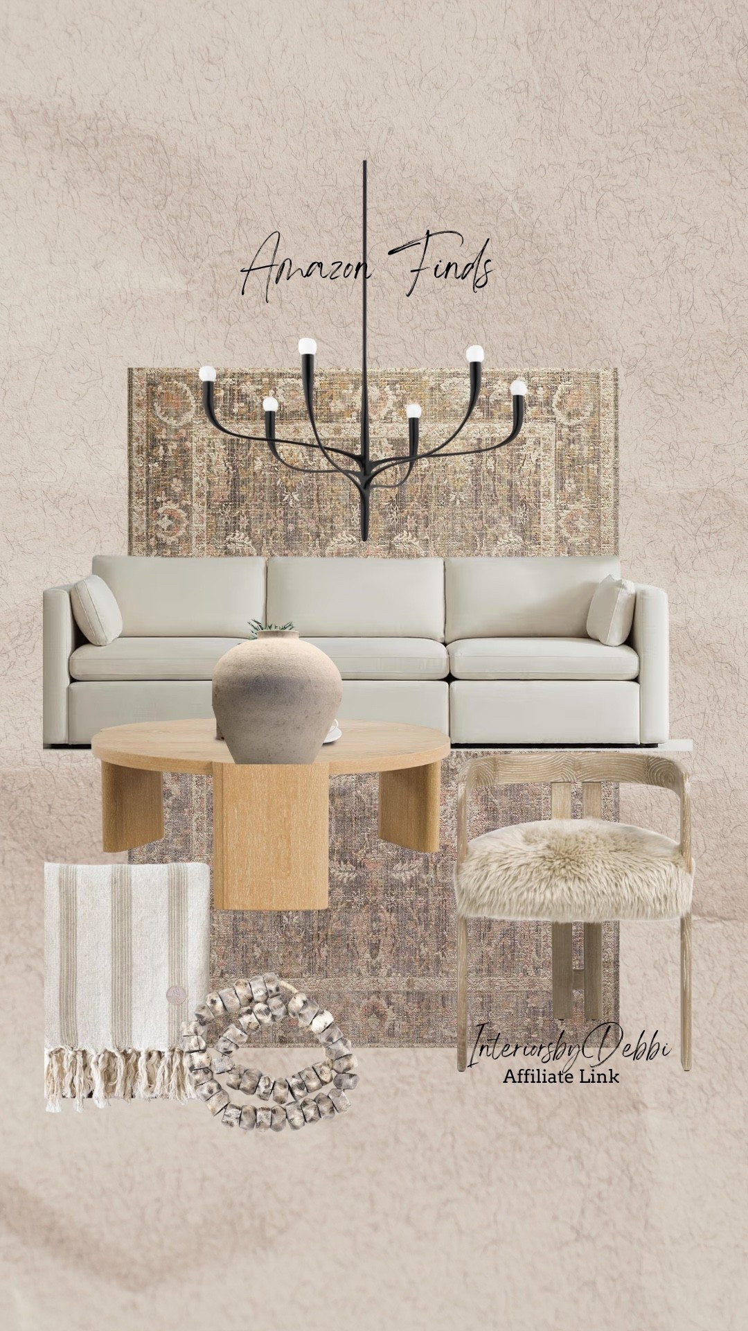 Amazon Finds
Area rug, cream sofa, coffee table, accent chair, chandelier, transitional home, modern decor, amazon find, amazon home, target home decor, mcgee and co, studio mcgee, amazon must have, pottery. barn, Walmart finds, affordable decor, home styling, budget friendly, accessories, neutral decor, home finds, buy new arrival, coming soon, sale alert, high end look for less, Amazon favorites, Target finds, cozy, modern, earthy, transitional, luxe, romantic, home decor, budget friendly decor #amazonhome

#LTKSeasonal #LTKHome