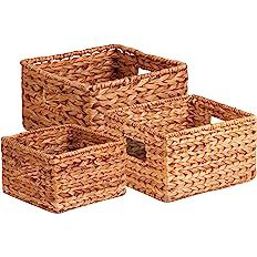 Honey-Can-Do STO-02882 Nesting Banana Leaf Baskets, Multisize, 3-Pack,Natural | Amazon (US)