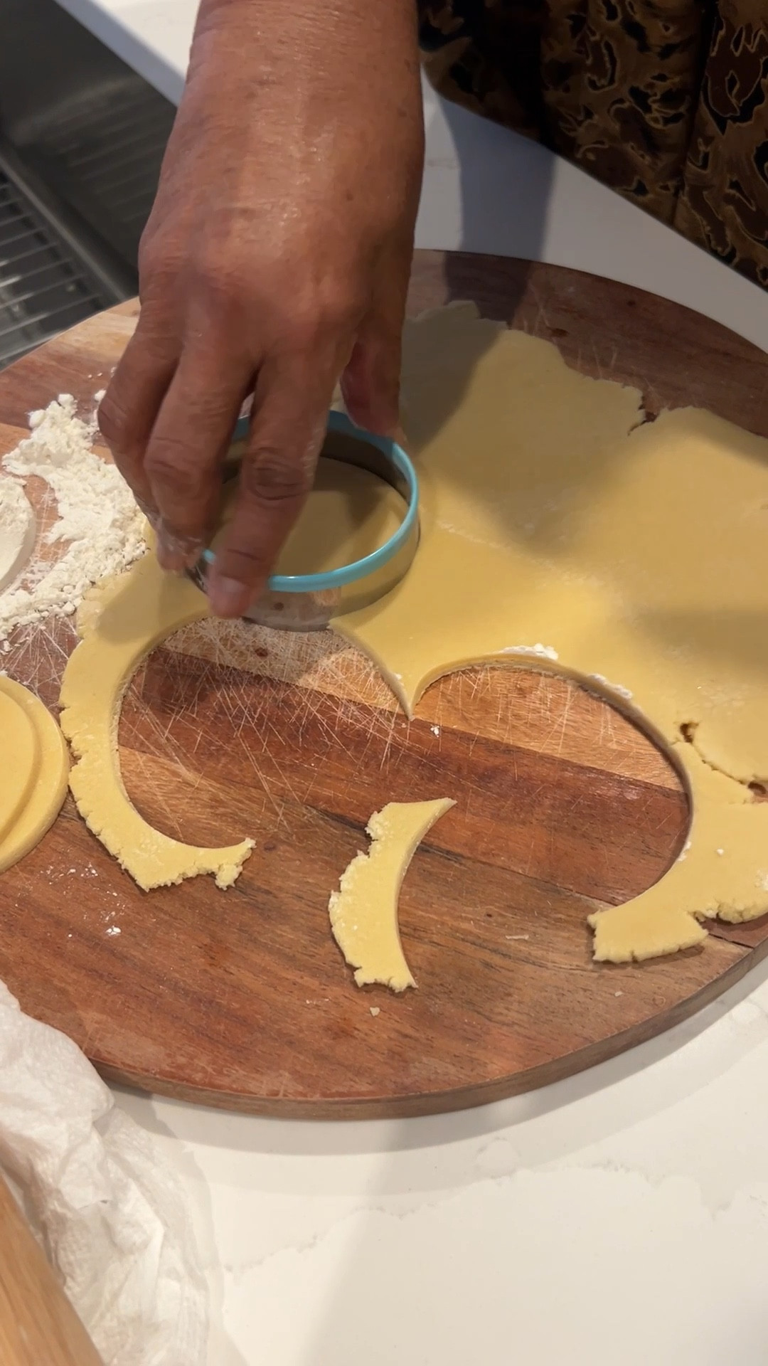 There’s something nostalgic about this step.

Cutting sugar cookie dough with a simple round cutter.

I linked similar baking tools I use  👇🏽

#LTKHome #LTKfoodie