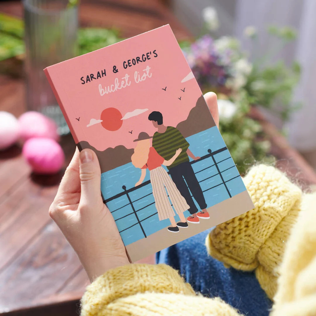 Personalised Couple Bucket List Journal - Etsy | Etsy (US)