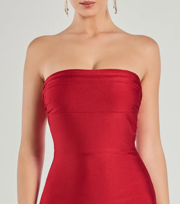 So Your Vibe Strapless A-line Mini Dress | Windsor Stores