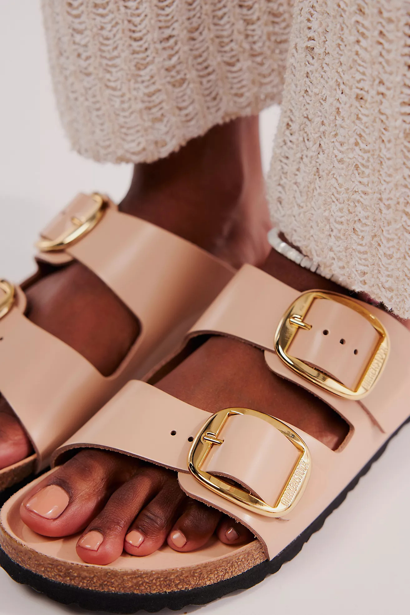 Arizona Big Buckle High Shine Birkenstock Sandals | Free People (Global - UK&FR Excluded)