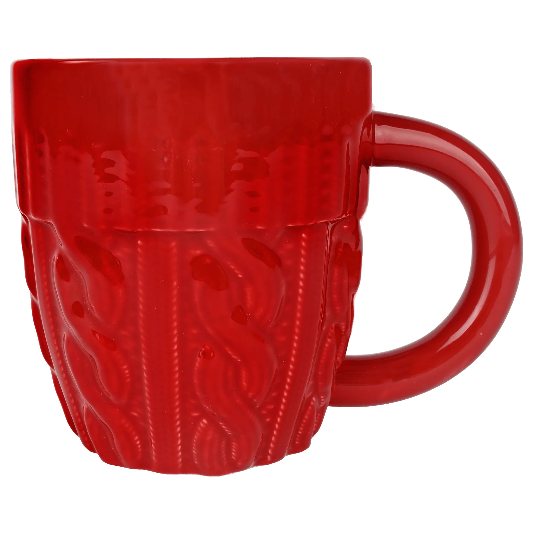 Red Sweater Coffee Mug | Ceramic Figural Christmas Mugs | Sweet Water Decor, LLC