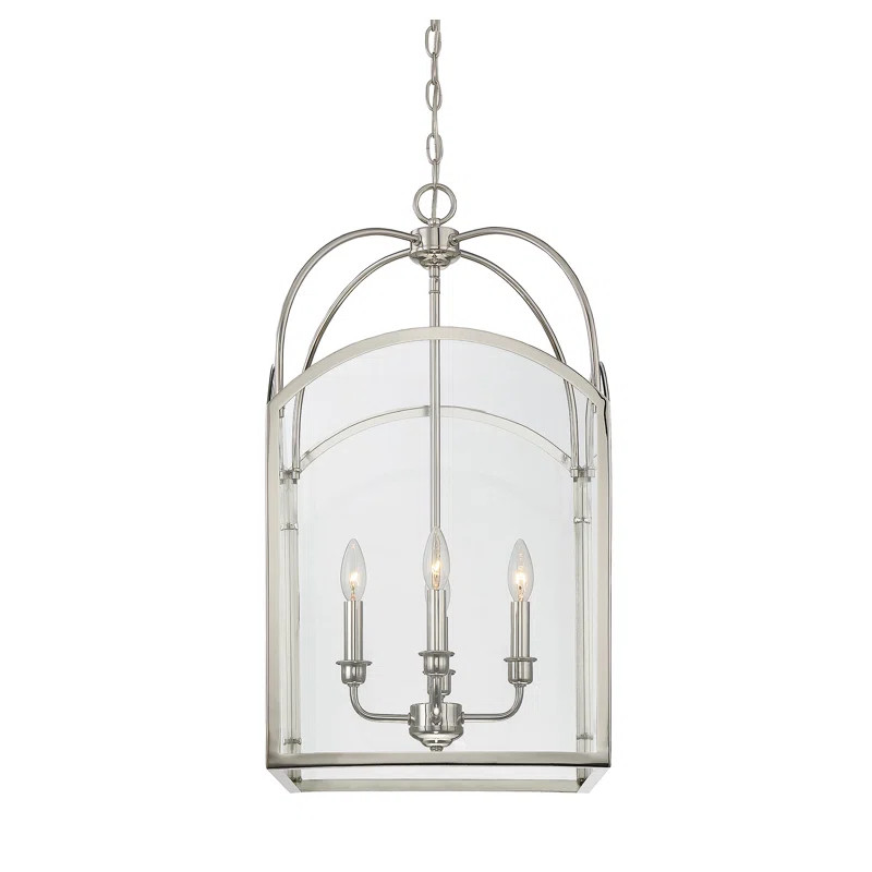 Mount Airy 4 - Light Lantern Rectangle Chandelier | Wayfair North America