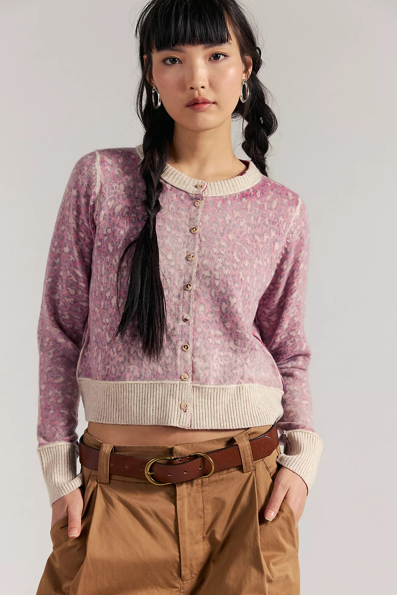 Nocturnal Patterned Cashmere Cardi | Free People (Global - UK&FR Excluded)