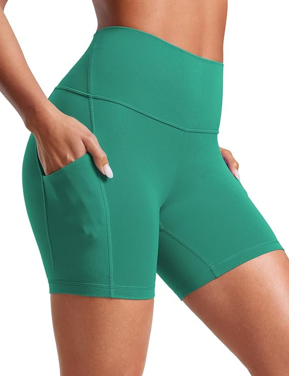 CRZ YOGA Butterluxe Biker Shorts Pockets 5" | Amazon (US)