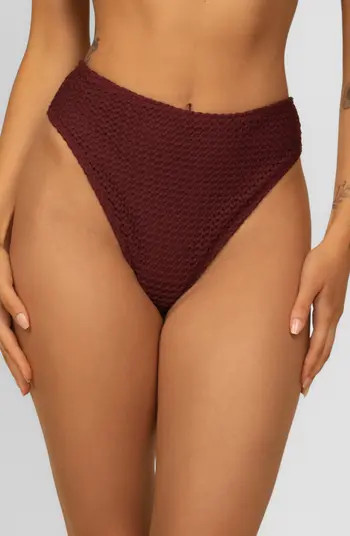 Paula High Leg High Waist Bikini Bottoms | Nordstrom