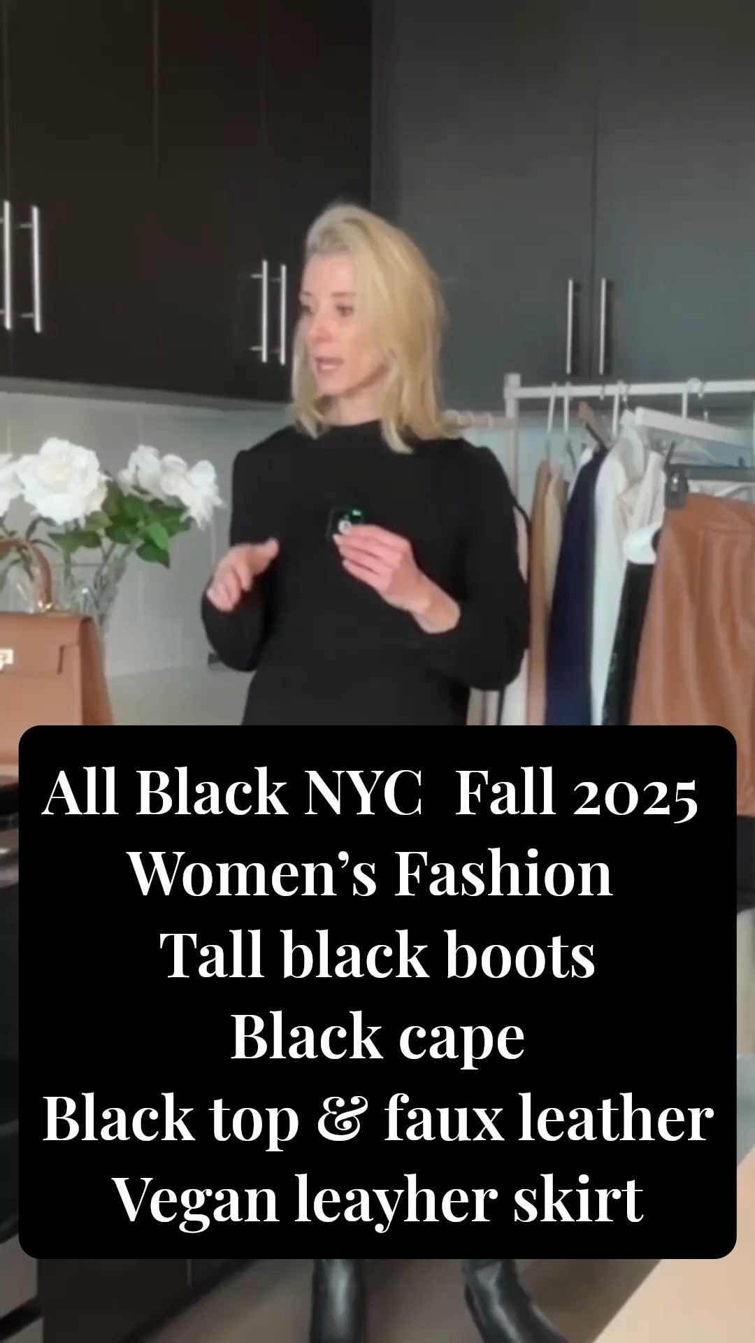All Black NYC  Fall 2025 Women’s Fashion 
Tall black boots + Black cape
Black top & faux leather
Vegan leayher skirt
Outfits styled live! So chic and classic fun w a modern twist. Watch and see. Make sure to unmute. Comment for style tips and product recommendations beyond the tagged ones. Petite friendly! Seasonal steals from Amazon fashion and more. 
Xoxo 

#LTKSeasonal #LTKPetite #LTKStyleTip