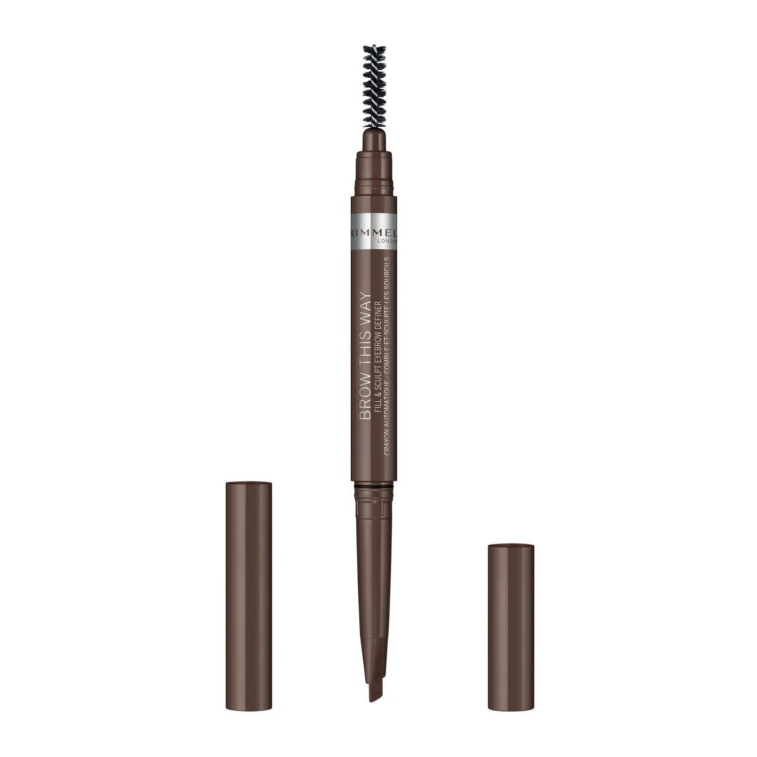 Rimmel Brow This Way Filler & Sculpt Eyebrow Definer, double-ended, buildable creamy formula, up ... | Walmart (CA)