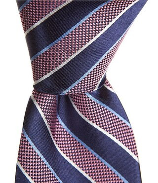 Niall Striped 3 1/8" Traditional Silk Blend Tie | Dillard's