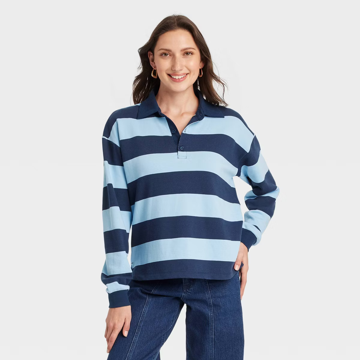 Women's Long Sleeve Polo Shirt - Universal Thread™ | Target