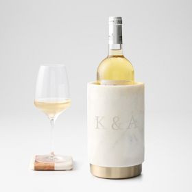 Marble and Gold Wine Chiller | Mark and Graham
